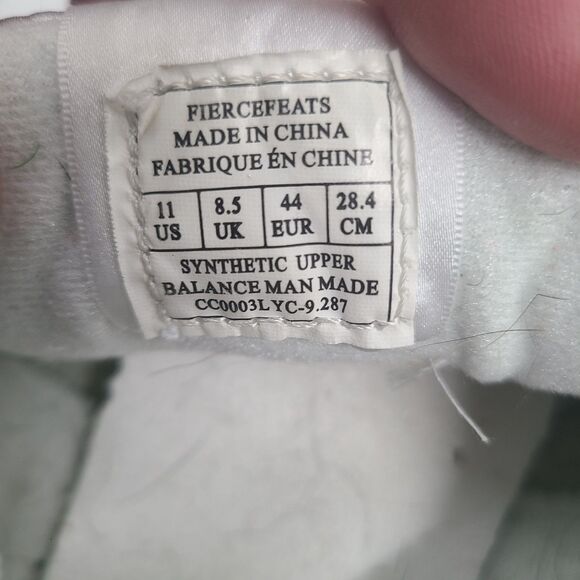 Fierce Feats White Cheer Shoes US Size 11 - Picture 9 of 9
